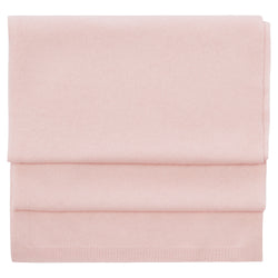 Cashmere Merino Scarf -Jersey Knit - Pale Pink