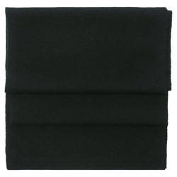 Cashmere Merino Scarf -Jersey Knit - Black