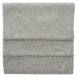 Cashmere Merino Scarf -Jersey Knit - Flannel Grey