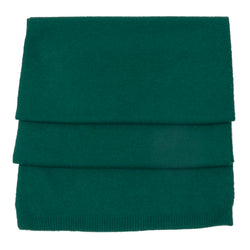 Cashmere Merino Scarf -Jersey Knit - Racing Green