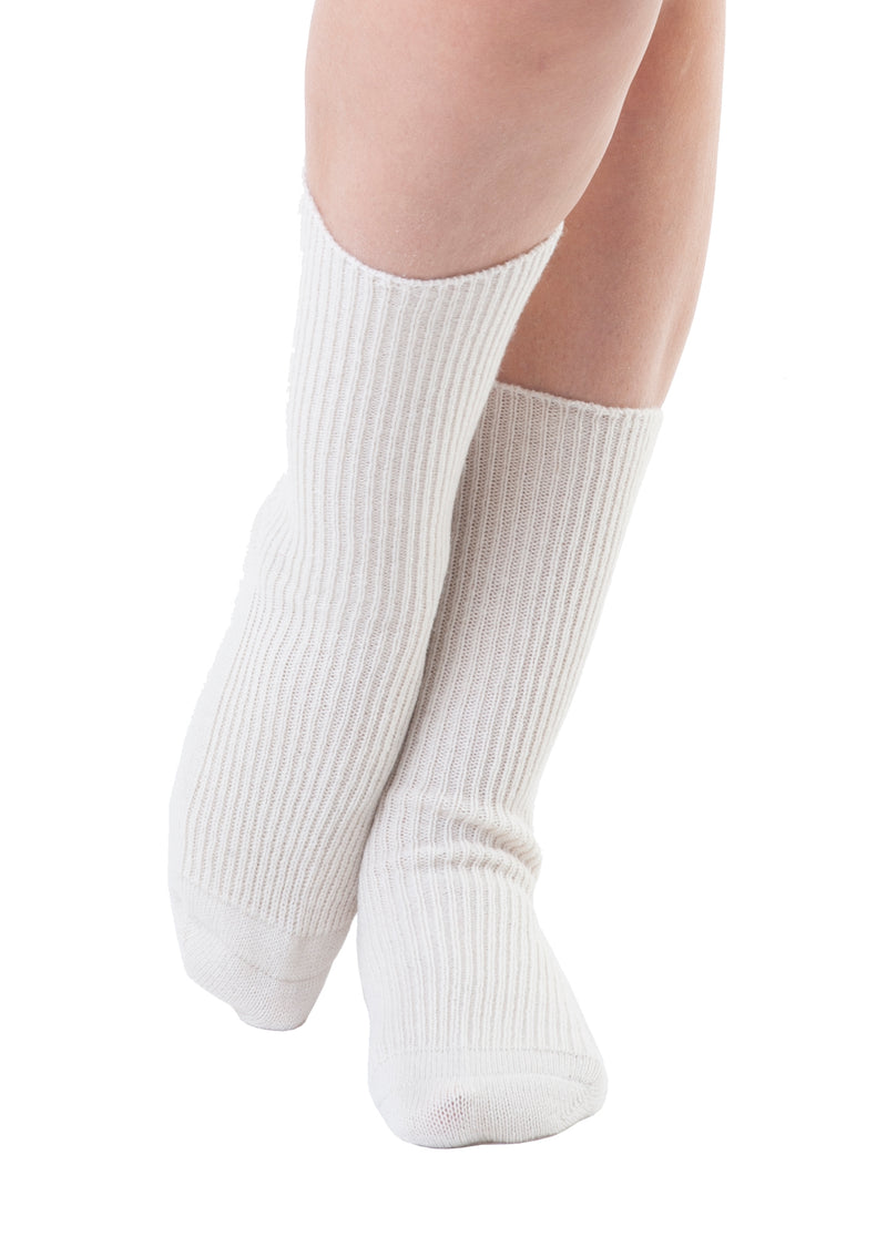 Cashmere Merino bed & lounge socks - Ivory