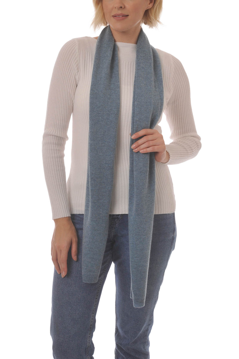 Cashmere Merino Scarf - Soft Warm & Stylish Winter scarves for Women and Men - Kingfisher