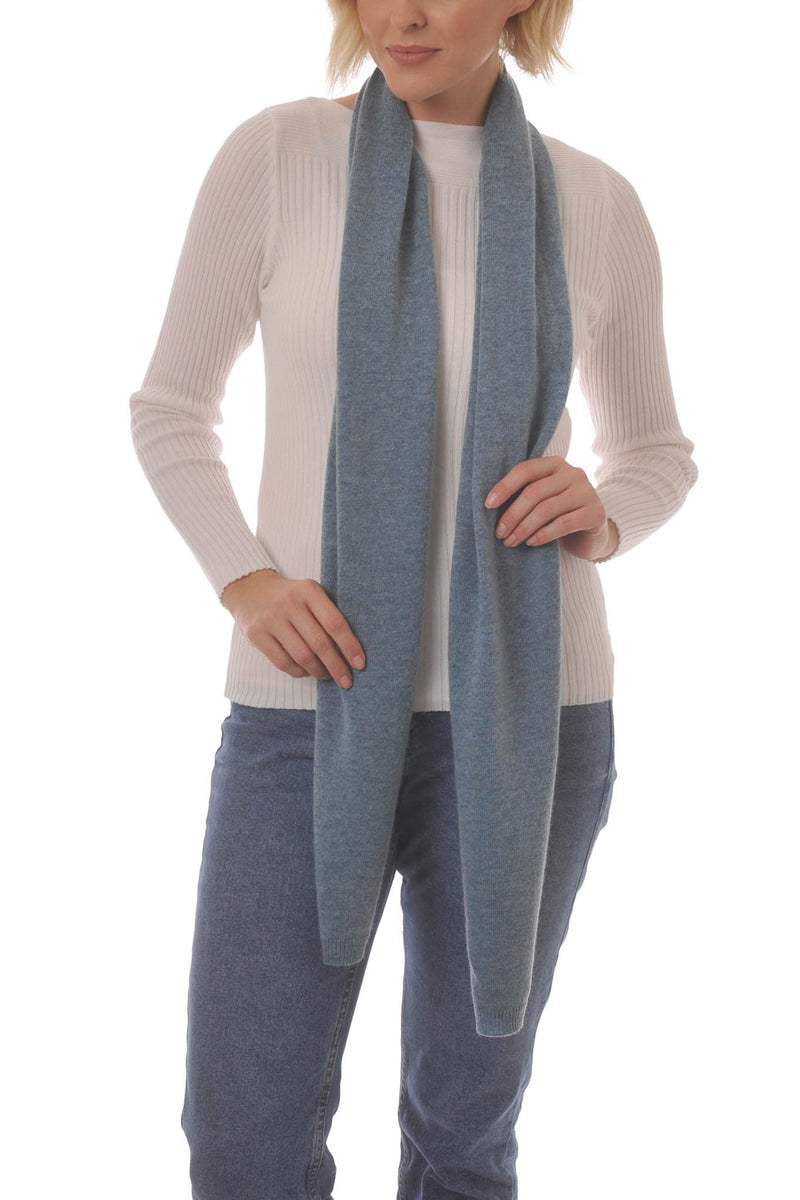 Cashmere Merino Scarf - Soft Warm & Stylish Winter scarves for Women and Men - Kingfisher