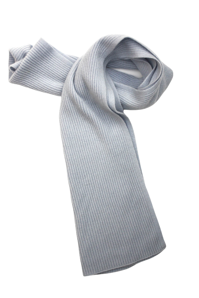 Pale blue shop cashmere scarf