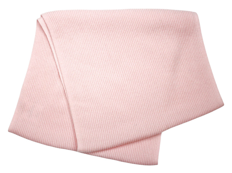 Adorawool Snood - Ribbed Design in Cashmere Merino - Pale Pink