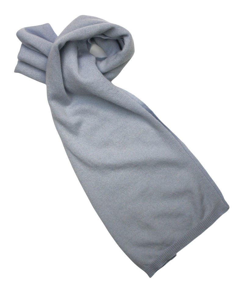 Cashmere Merino Scarf - Soft Warm & Stylish Winter scarves for Women and Men - Pale Blue