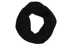 Adorawool Snood - Ribbed Design in Cashmere Merino - Black